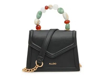 Aldo Trinity Beaded Mini Satchel In Black