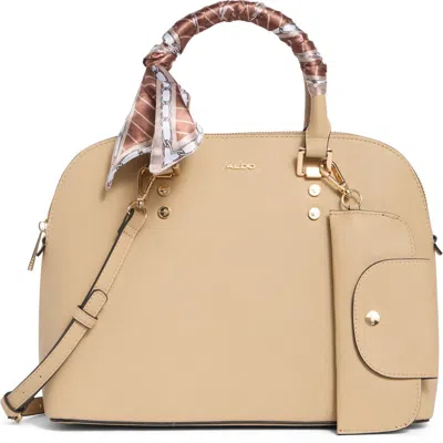 Aldo Umaunwan Dome Satchel Bag In Sand