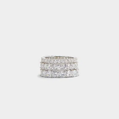 Aldo Uniawen In Silver/clear Multi In Metallic