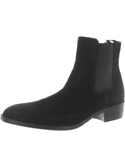 Aldo Unoella Womens Leather Chelsea Boots In Black