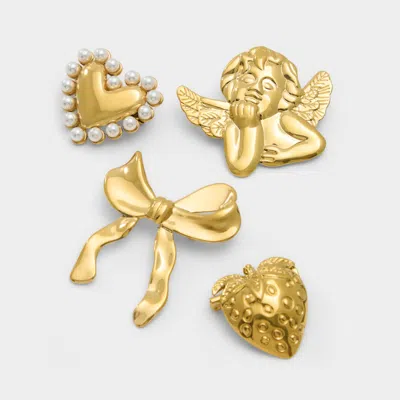 Aldo Valentiinna In Gold/clear Multi