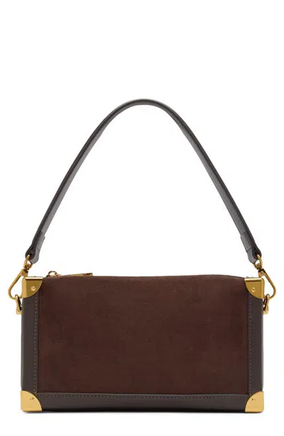 Aldo Valerianaa Faux Leather Shoulder Bag In Brown
