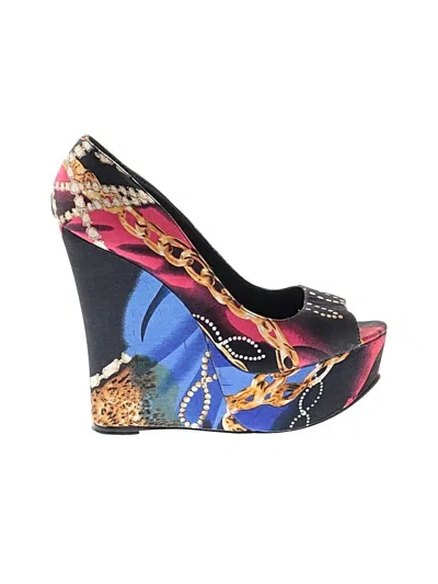 Pre-owned Aldo Wedges In Blue
