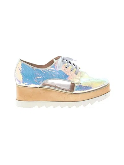 Pre-owned Aldo Wedges In Silver
