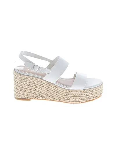 Pre-owned Aldo Wedges In White