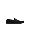 Aldo Wilbart Suede Driving Loafers In Black