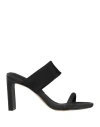 Aldo Woman Sandals Black Size 8 Textile Fibers