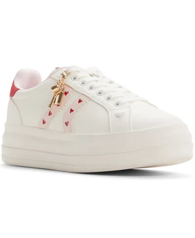 Aldo Women's Adores Low Top Lace-up Sneakers In White