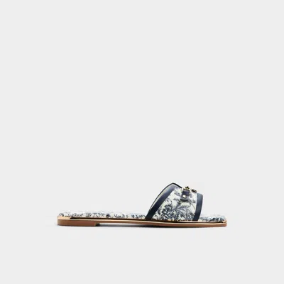 Aldo Women's Alamassi – White / Blue – Size 5 In White/blue