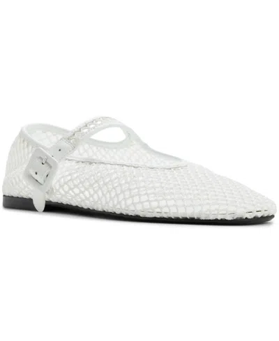 Aldo Alisse Mesh Ballet Flat In White