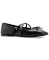 Aldo Amberlee Sequin Mary Jane Flat In Black Textured
