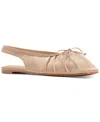 Aldo Women's Arlet Slingback Flats In Beige Satin