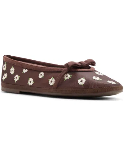 Aldo Aurabella Ballet Flat In Brown