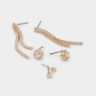 Aldo Women's Auralis – Gold / Clear Multi In Gold/clear Multi