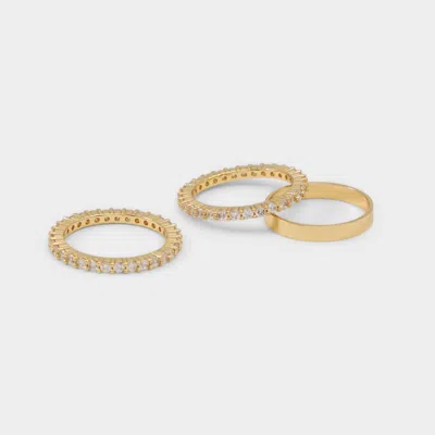 Aldo Women's Auvra – Gold / Clear Multi – Size 10