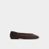 Aldo Ayrah Ballet Flat In Brown