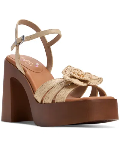 ALDO WOMEN'S BEACHBLOOM TWO-PIECE PLATFORM SANDALS