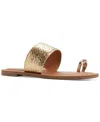 Aldo Beachwalk Slide Sandal In Gold