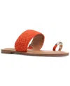Aldo Beachwalk Slide Sandal In Red Suede