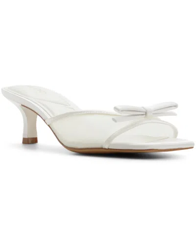 Aldo Begoniaa Kitten Heel Slide Sandal In White
