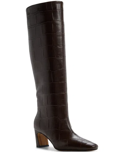 Aldo Bethie Knee High Boot In Burgundy