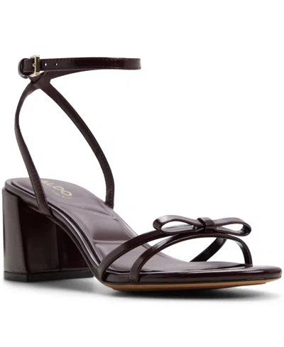 Aldo Women's Boula Block Heel Dress Sandals In Brown