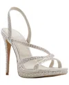 Aldo Brinnley Slingback Platform Sandal In White