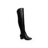 Aldo Women Broggi Leather Over The Knee High Boots In Black In Black