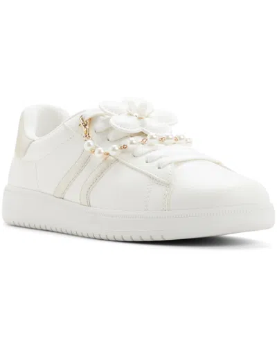 Aldo Women's Chic Sneaker Lace-up Athletic Sneakers In White