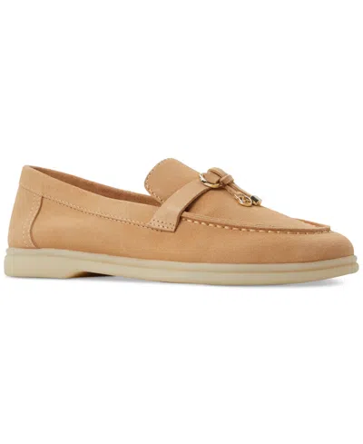 Aldo Women's Creras Loafer Flats In Dark Beige Suede