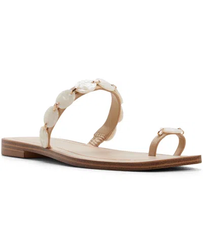 Aldo Crystiana Slide Sandal In White