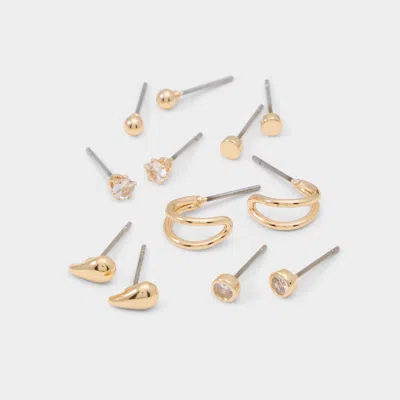 Aldo Women's Cutsie – Gold / Clear Multi In Gold/clear Multi