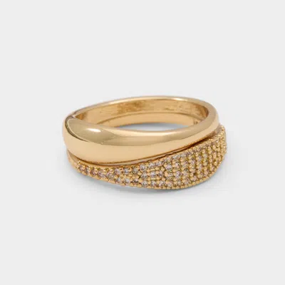 Aldo Women's Debbyy – Gold / Clear Multi – Size 9 In Gold/clear Multi