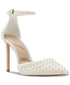 Aldo Derperla Pointed Toe Pump In White Multi