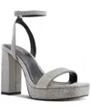 Shop Aldo Women's Diedra Two-piece Platform Sandals In Dark Grey
