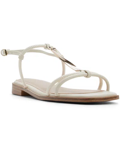 Aldo Women's Ebaeryn Square T-strap Flat Sandals In Neutral