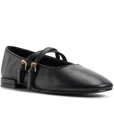 Aldo Women's Elinora Mary Jane Flats In Black Patent