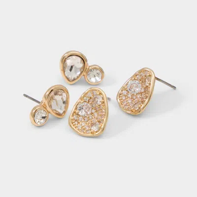 Aldo Women's Embellish – Gold / Clear Multi