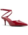 Aldo Feliccia Ankle Strap Pump In Red