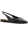 Aldo Fleure Slingback Pointed Cap Toe Flat In Black Multi