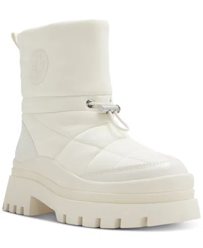 Aldo Women's Frostine Quilted Water-resistant Cold-weather Booties In Bone