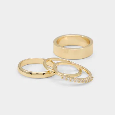 Aldo Women's Giullya – Gold / Clear Multi – Size 5 In Gold/clear Multi