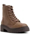 Aldo Goer In Lace-up Bootie In Brown