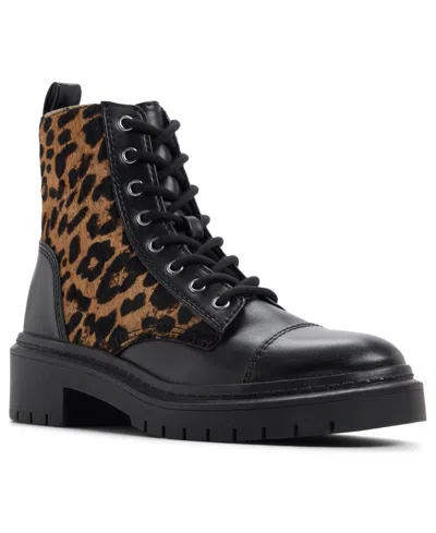 ALDO WOMEN'S GOER-IN ROUND TOE COMBAT BOOTS