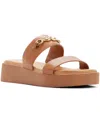 Aldo Halamaever Platform Slide Sandal In Brown