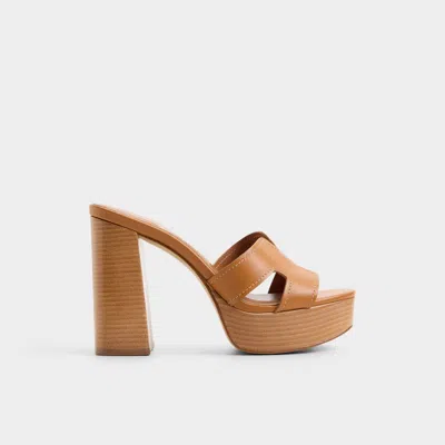 Aldo Women's Itplatform – Medium Brown – Size 6.5