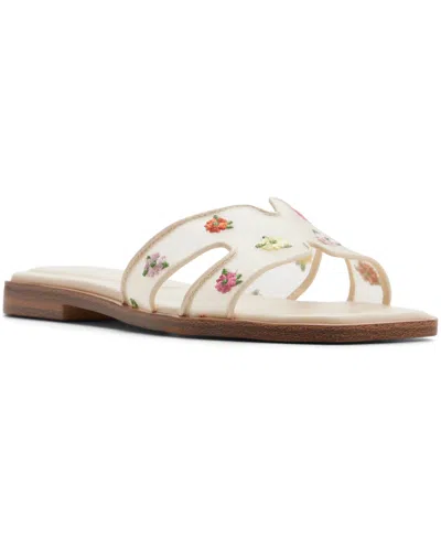 Aldo Itsandal Slide Sandal In White