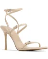 Aldo Jamielynn Ankle Strap Sandal In White