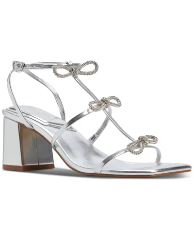 Aldo Women's Kaeli Strappy Dress Sandals In Silver