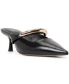 Aldo Kalidda Pointed Toe Heeled Mule Sandals In Black